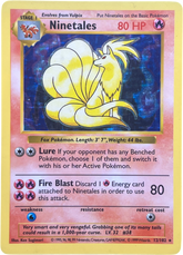Ninetales Holo 12/102 Base Set Shadowless - Mega Cash Sydney