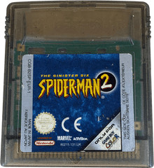 Nintendo Gameboy Colour - Spider-Man 2 - The Sinister Six - Cartridge Only - Mega Cash Sydney