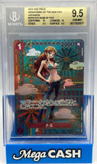 One Piece- BGS 9.5 Nami OP01-016 Awakening Of The New Era (JPN) - Mega Cash Sydney
