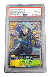 One Piece - Roronoa Zoro - PSA 10 - Mega Cash Sydney