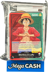 One Piece TCG - Luffy Demo Deck PRE - ERRATA With Promo Pack (SEALED) - Mega Cash Sydney