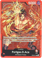 One Piece TCG - Portgas.D.Ace - OP03 - 001 - Special Goods Set Promo - Mega Cash Sydney