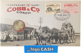 2024 - $1 COIN - COBB AND CO COACH SERVICE - Mega Cash Sydney