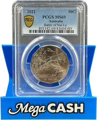 2021 PCGS MS69 Battle Of Nui Le 50c Coin
