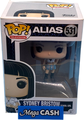 FUNKO POP TELEVISION! ALIAS - Sydney Briston School Girl 531 - Mega Cash Sydney