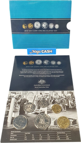 2010 6 x COIN UNCIRCULATED SET Coin Designs - Mega Cash Sydney