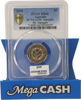 2019 - $2 60 Yrs of Mr. Squiggle - PCGS MS66