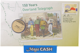 2022 $1 COIN 150 YEARS OVERLAND TELEGRAPH - Mega Cash Sydney