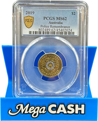 2019 PCGS MS62 Police Remembrance $2 Coin