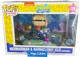 Funko POP! Rides - SpongeBob SquarePants - Mermaidman & Barnacleboy with the Invisible Boatmobile #126