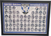 Canterbury BULLDOGS - FRAMED MEMORABILIA - 75 YEARS Internationals - 1935 to 2010