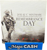 2012 red poppy Carded “C” Mint - Mega Cash Sydney
