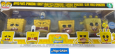 Funko POP! Animation- SpongeBob SquarePants - Ripped Pants/Krusty Krab Pizza/Caveman/Glove World SpongeBob - Mega Cash Sydney