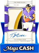 Panini Card Tylan Wallace 38/99 - RAW - Mega Cash Sydney