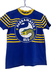 Parramatta Eels NRL T-Shirt - Kids Size 8 - Mega Cash Sydney