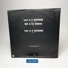 PAT BENATAR - "Love is a Battlefield" - SINGLE RECORD 12" - Chrysalis β X 13134 - Mega Cash Sydney