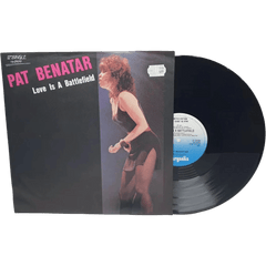 PAT BENATAR - "Love is a Battlefield" - SINGLE RECORD 12" - Chrysalis β X 13134 - Mega Cash Sydney