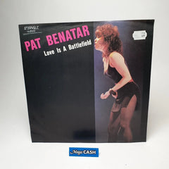 PAT BENATAR - "Love is a Battlefield" - SINGLE RECORD 12" - Chrysalis β X 13134 - Mega Cash Sydney