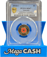PCGS MS67 - Armistice Centenary $2 Coin - Mega Cash Sydney