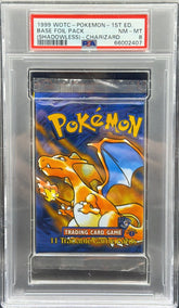 Pokemon - 1st Edition Base pack shadowless PSA 8 - Charizard Art - Mega Cash Sydney