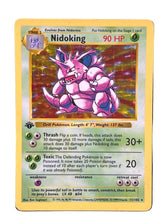 Pokémon - 1ST Edition Nidoking Holo 11/102 - Mega Cash Sydney