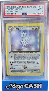 Pokémon 2000 Neo Genesis 1st Edition Togetic 16/111 PSA 9 - Mega Cash Sydney