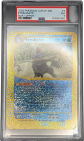 Pokemon 2002 Expedition Fergaligatr box topper PSA 7 - Mega Cash Sydney