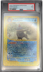 Pokemon 2002 Expedition Fergaligatr box topper PSA 7 - Mega Cash Sydney