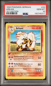 Pokemon - Arkani 1st edition 23/102 PSA 10 - Mega Cash Sydney