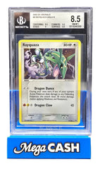 Pokémon - Beckett 8.5 - Rayquaza Holo 9/106 - Ex Emerald - Mega Cash Sydney