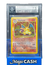 Pokémon - BGS 7.5 - Charizard Holo 4/102 (Portuguese) - Mega Cash Sydney