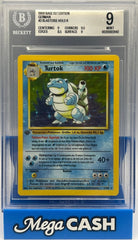 Pokémon - BGS 9 Turtok (Blastoise) 1ST Edition 2/102 GERMAN - Mega Cash Sydney