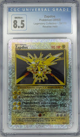 Pokemon CGC 8.5 Zapdos 19/110 Reverse Holo Legendary Collection - Mega Cash Sydney