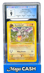 Pokémon - CGC 9 - Aerodactyl Holo - 1/62 Fossil - Mega Cash Sydney
