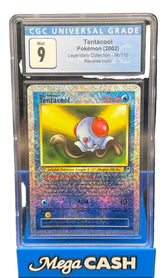 Pokémon - CGC 9 Tentacool 96/110 Rev Holo Legendary Collection - Mega Cash Sydney