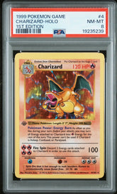 Pokemon - Charizard 1st Edition PSA 8 Shadowless - Base ( GRAIL ) - Mega Cash Sydney