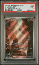 Pokemon - Charmander 168/165 PSA 9 - 151 - Mega Cash Sydney