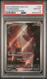 Pokemon - Charmander IR 168/165 PSA 10 - 151 - Mega Cash Sydney