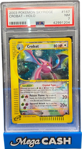 Pokémon - Crobat Holo 147/144 PSA 7 Skyridge - Mega Cash Sydney