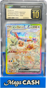 Pokémon - Eevee Ex 223/187 CGC Pristine 10 JPN - Mega Cash Sydney