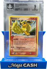 Pokemon - Flareon GOLD STAR 100/108 BGS 9 - Power Keepers - Mega Cash Sydney