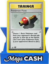 Pokemon Flute 86/102 First 1st Edition Shadowless Base Set 1999 NM - Mega Cash Sydney
