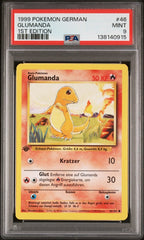 Pokemon - Glumanda ( Charmander) 46/102 PSA 9 - 1st Edition (German) - Mega Cash Sydney