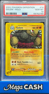 Pokémon - Golem 14/165 PSA 10 - Mega Cash Sydney