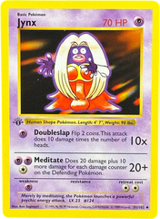 Pokemon - Jynx - 1st Edition Shadowless Base Set - Mega Cash Sydney