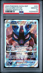 Pokémon - Lucario Vstar SWSH291 PSA 10 - Mega Cash Sydney