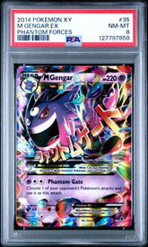 Pokémon - M Gengar Ex 35/119 PSA 8 - Mega Cash Sydney