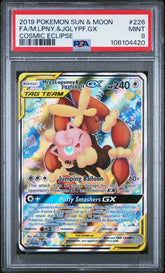Pokémon - Mega Lopunny & Jigglypuff - Cosmic Eclipse - 226/236 - PSA 9 - Mega Cash Sydney