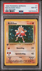 Pokemon - Nockchan (Hitmonchan) PSA 8 GERMAN - 1st Edition 1999 - Mega Cash Sydney