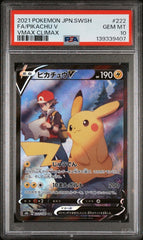 Pokémon - Pikachu v 222/184 PSA 10 - Mega Cash Sydney